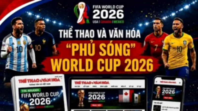 Báo Thể thao và Văn hóa ra ấn phẩm đặc biệt 'Tin nhanh FIFA World Cup 2026'