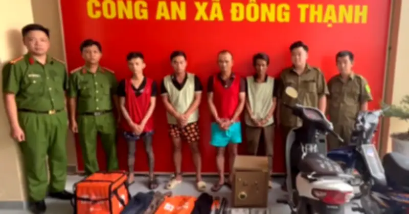 Bắt khẩn cấp 4 đối tượng trộm cắp tài sản, thu hồi nhiều tang vật