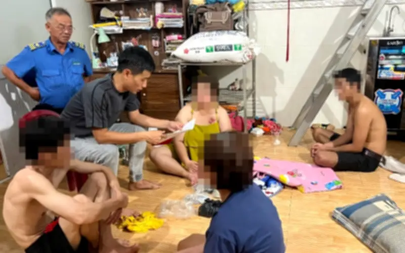 Bắt quả tang 4 đối tượng đánh bạc tại nhà trọ ở Đồng Nai