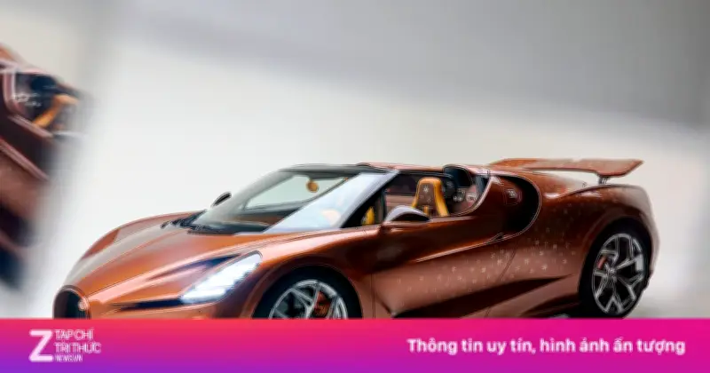 Bugatti W16 Mistral phiên bản đặc biệt lấy cảm hứng từ Hoàng tử bé