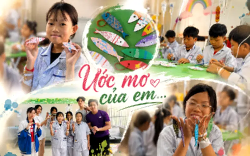 Ước mơ làm bác sĩ và họa sĩ giữa bệnh viện của những bệnh nhi tan máu bẩm sinh