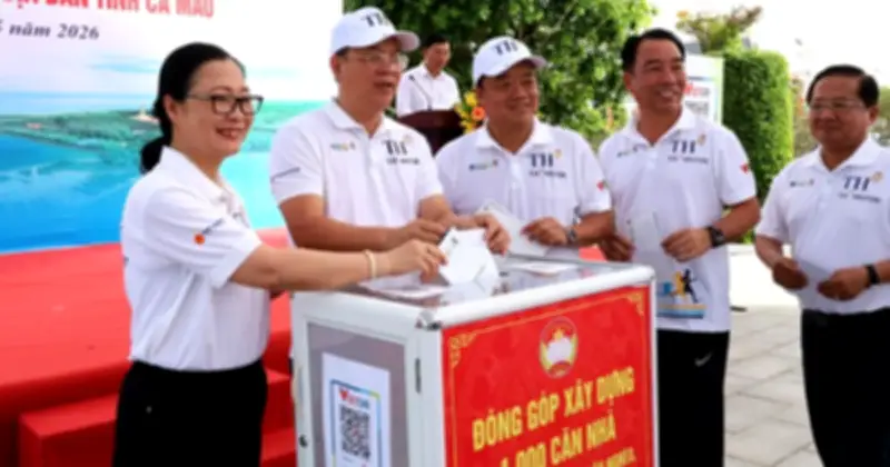 Cà Mau phát động xây 1.000 căn nhà cho hộ nghèo, cận nghèo
