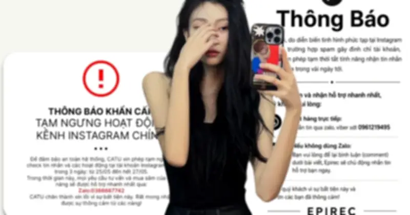Cú sốc Instagram: Kẻ xấu lợi dụng tin nhắn để khóa tài khoản shop online