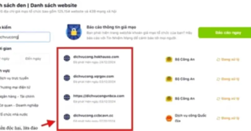 C06 cập nhật tính năng tra cứu website lừa đảo trên VNeID và tinnhiemmang.vn