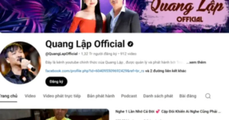 Ca sĩ Quang Lập bị khởi tố vì xâm phạm bản quyền âm nhạc