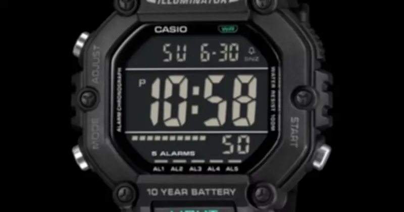 Casio ra mắt đồng hồ dây siêu dài giá 1,2 triệu, đeo vừa cả ngoài áo khoác