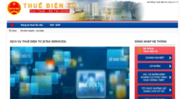 Cục Thuế tạm dừng dịch vụ thuế điện tử từ 0h đến 8h ngày 9/5