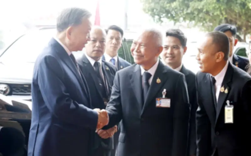 Chủ tịch Quốc hội Thái Lan đón Tổng Bí thư, Chủ tịch nước Tô Lâm