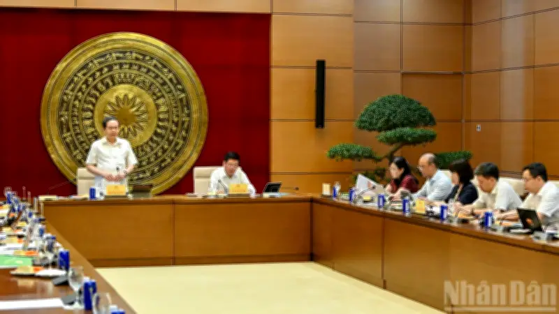 Chủ tịch Quốc hội Trần Thanh Mẫn làm việc với Ủy ban Khoa học, Công nghệ và Môi trường