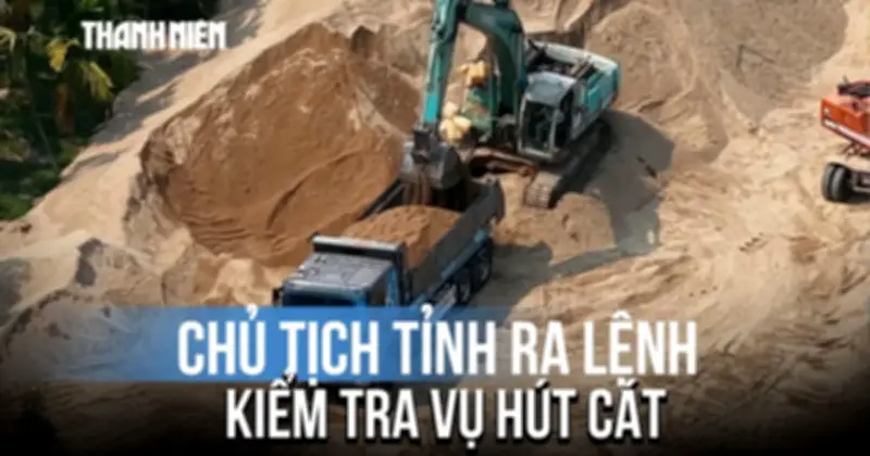 Chủ tịch UBND tỉnh Quảng Ngãi chỉ đạo kiểm tra khẩn vụ xe tải rút ruột cát tại thủy điện Trà Khúc 2