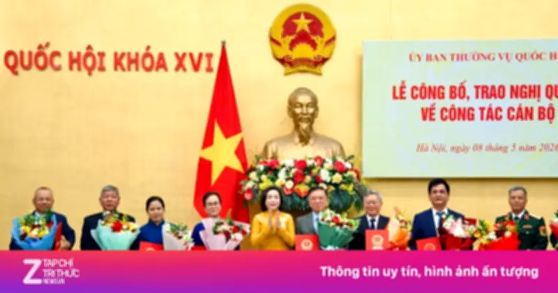 Chín Phó chủ nhiệm Ủy ban Quốc hội nghỉ hưu theo chế độ