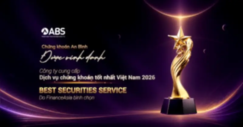 Chứng khoán An Bình nhận giải thưởng Dịch vụ Chứng khoán tốt nhất châu Á