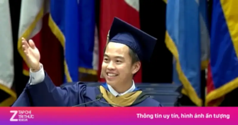 Chàng trai Việt hát 'Ước mơ của mẹ' trong lễ tốt nghiệp ở Mỹ gây xúc động