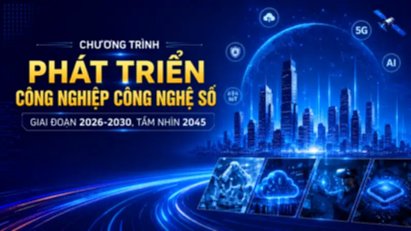 Chương trình phát triển công nghiệp công nghệ số giai đoạn 2026-2030