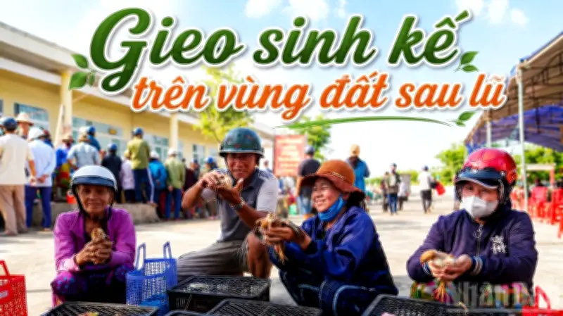 Chương trình 'Sống sau lũ' mùa 3: Trao con giống, xe đạp cho người dân vùng thiên tai