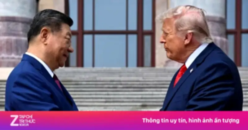 Cái bắt tay 10 giây và 5 lần chạm nhẹ giữa ông Trump và ông Tập