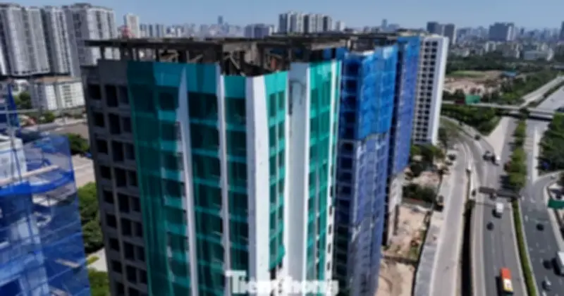 Cận cảnh khu nhà ở sinh viên bỏ hoang chuyển đổi thành nhà ở xã hội tại Hà Nội