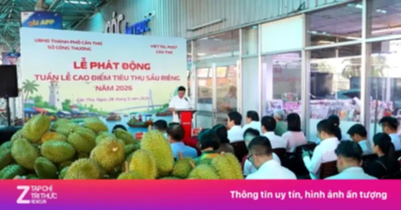 Cần Thơ phát động tuần lễ cao điểm tiêu thụ sầu riêng hỗ trợ nông dân