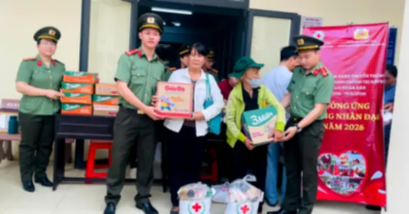 Công an Cần Thơ tổ chức chương trình thiện nguyện ý nghĩa tại xã Thạnh An