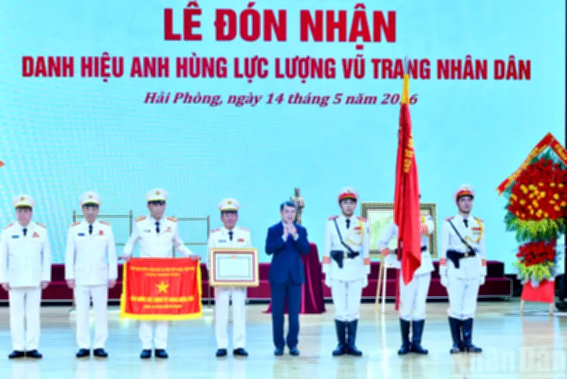 Công an Hải Phòng đón nhận danh hiệu Anh hùng Lực lượng vũ trang nhân dân
