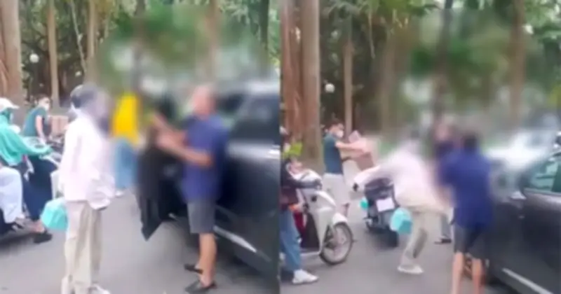 Công an mời nữ tài xế chửi bới, tát tài xế ô tô lên làm việc