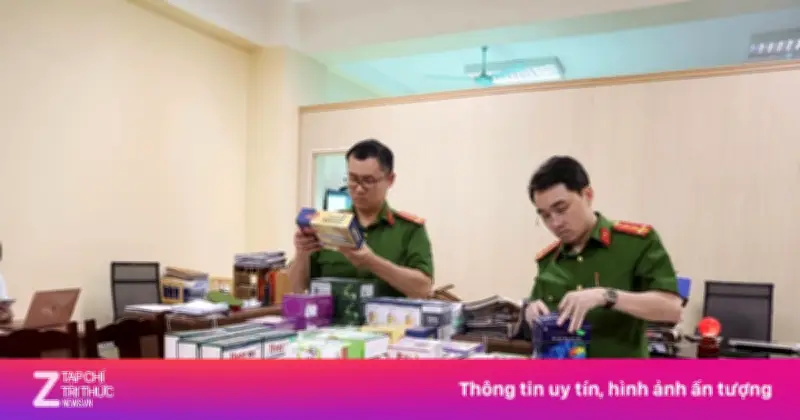 Công an Phú Thọ tìm người mua 39 loại thực phẩm chức năng giả