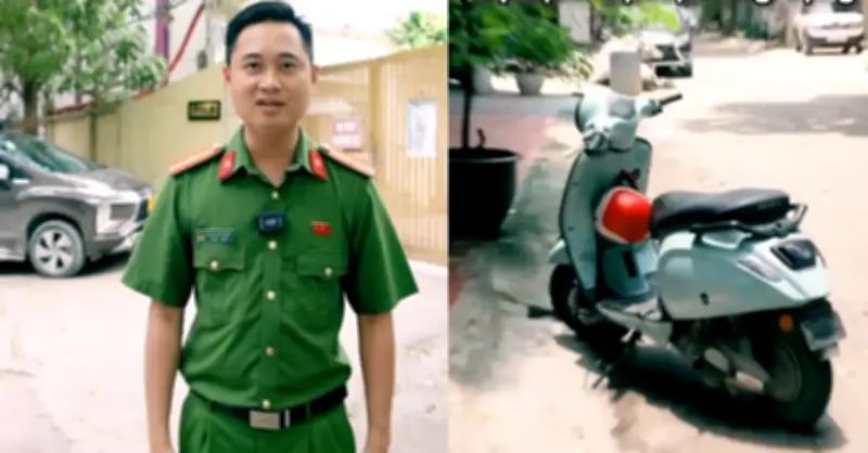 Công an phường Dương Nội làm video hài hước tuyên truyền luật giao thông