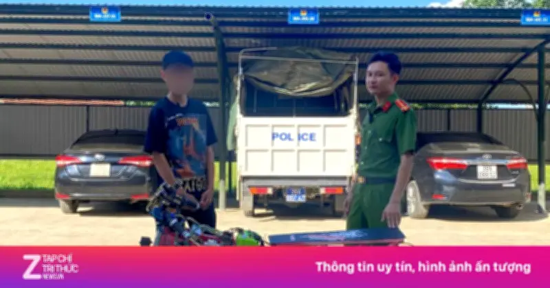 Công an tịch thu xe tự chế tốc độ 100 km/h của học sinh lớp 9