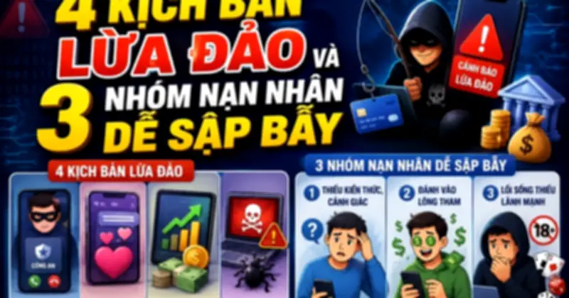 Công an TP.HCM cảnh báo 4 kịch bản lừa đảo trực tuyến tinh vi