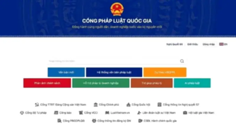 Cổng Pháp luật quốc gia ghi nhận hơn 3 triệu lượt truy cập sau một năm vận hành