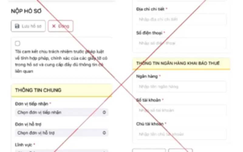 Cảnh báo lừa đảo tích hợp nhà đất qua web giả mạo Cổng dịch vụ công