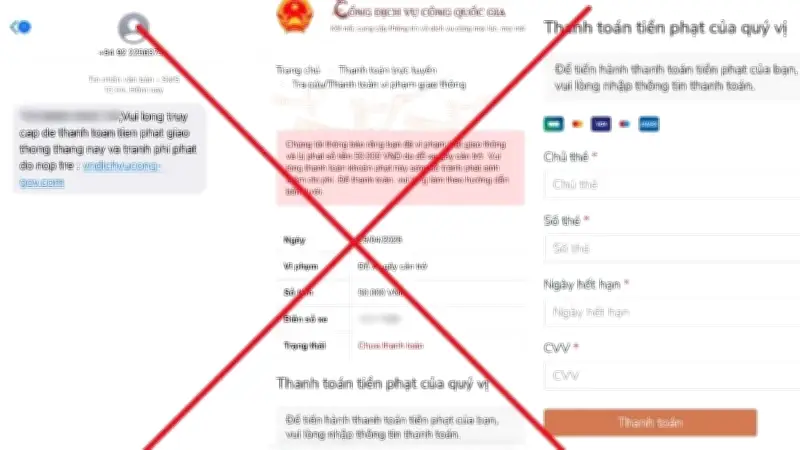 Cảnh giác chiêu lừa phạt nguội 50.000 đồng qua SMS giả mạo