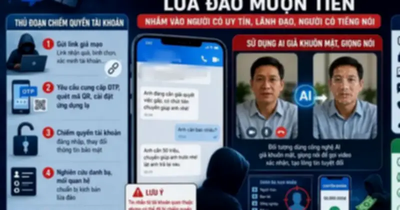Cảnh giác thủ đoạn chiếm đoạt tài khoản Zalo lừa đảo mượn tiền