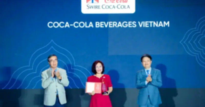 Coca-Cola Việt Nam lần thứ ba liên tiếp vào Top 10 doanh nghiệp bền vững