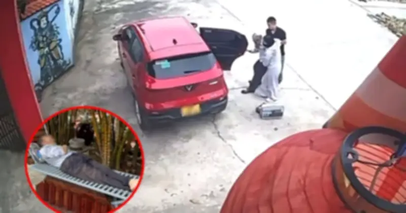 Con gái bỏ cha già yếu ở chùa Đồng vì hoàn cảnh quá khó khăn