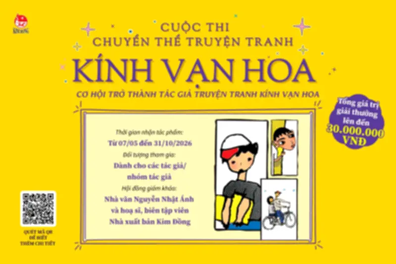 Cuộc thi chuyển thể 'Kính vạn hoa' thành truyện tranh: Cơ hội cho tác giả trẻ