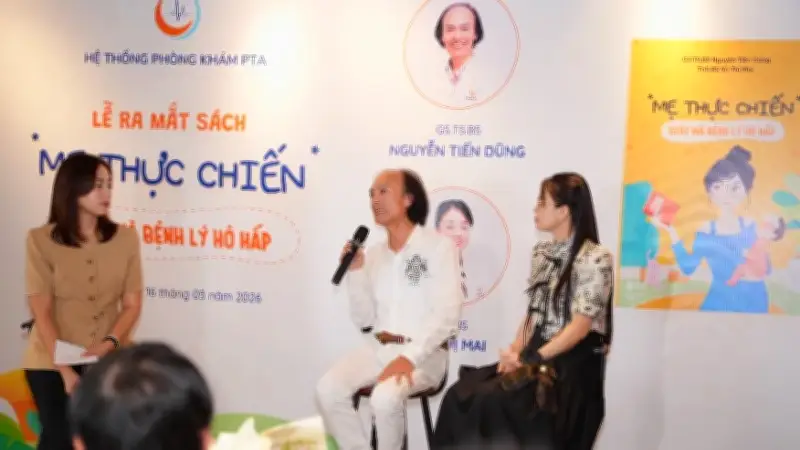 Cuốn sách y khoa 'Mẹ thực chiến' giúp cha mẹ hiểu đúng bệnh hô hấp trẻ