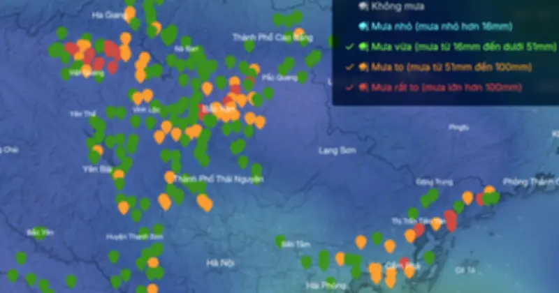 Dự báo thời tiết 19.5: Miền Bắc, Thanh Hóa, Nghệ An mưa lớn kéo dài