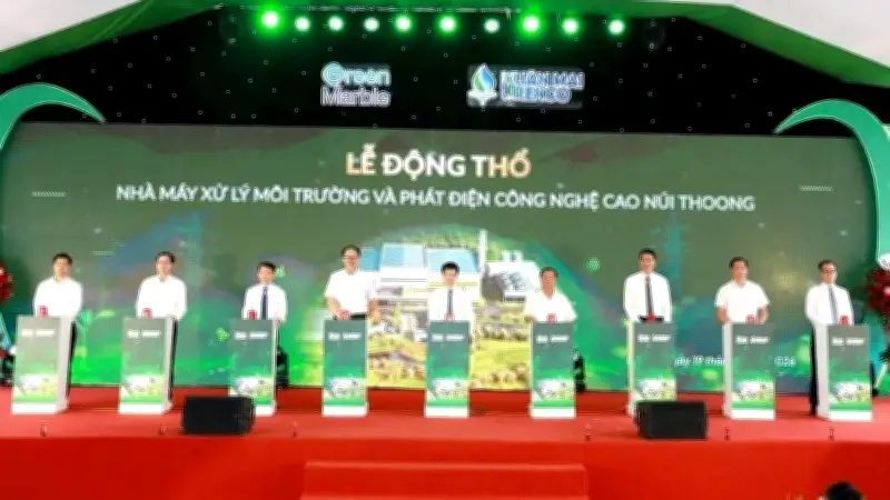 Dự án nhà máy điện rác Núi Thoong 5.250 tỷ đồng: Giải pháp xử lý rác thải cho Hà Nội