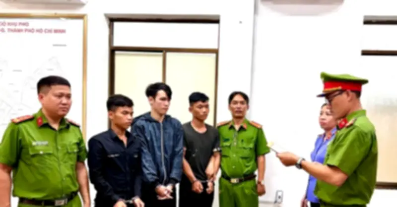 Danh tính 3 đối tượng tấn công nam thanh niên ở TPHCM