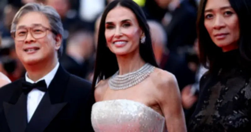 Demi Moore tỏa sáng trên thảm đỏ Cannes 2026, Park Chan Wook làm chủ tịch ban giám khảo