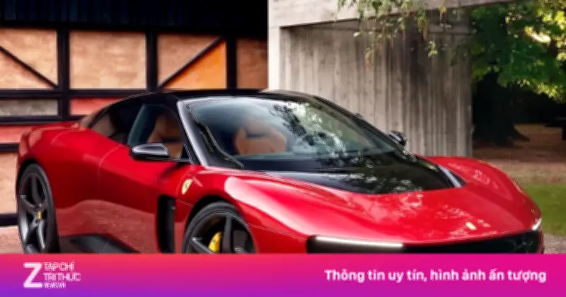 Dân mạng thiết kế lại siêu xe điện Ferrari Luce 'đẹp như mơ'