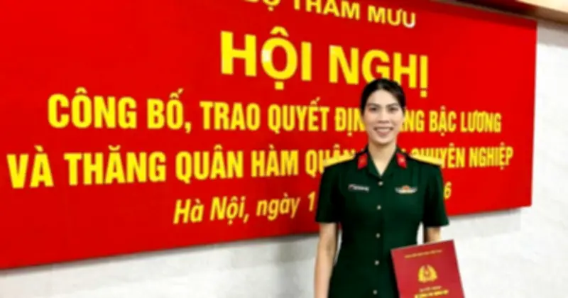 Dàn sao bóng chuyền Binh chủng Thông tin được thăng quân hàm trước hạn