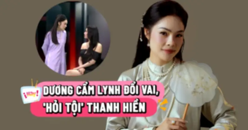 Dương Cẩm Lynh hóa thân Phấn trong Nợ đời vay trả khiến trường quay bật cười