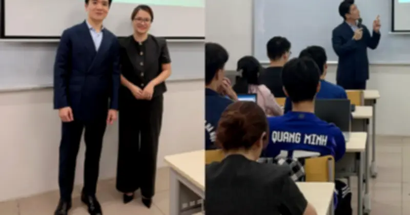 Doanh nhân Đỗ Quang Vinh bất ngờ làm thầy giáo tại Đại học Kinh tế