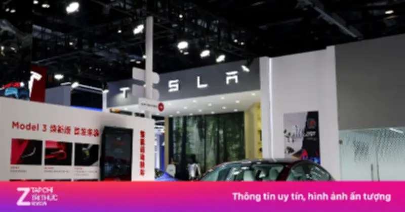 Doanh số xe điện Tesla sản xuất tại Trung Quốc tăng mạnh 36% trong tháng 4