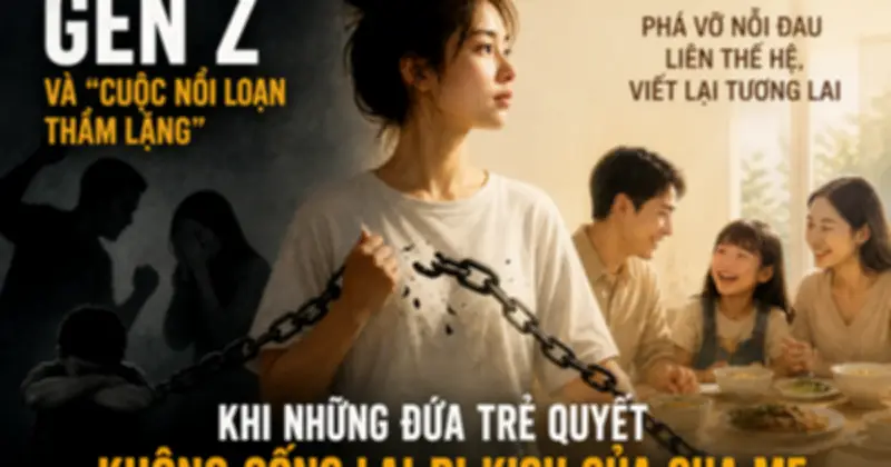 Gen Z và cuộc chiến phá vỡ nỗi đau liên thế hệ trong gia đình