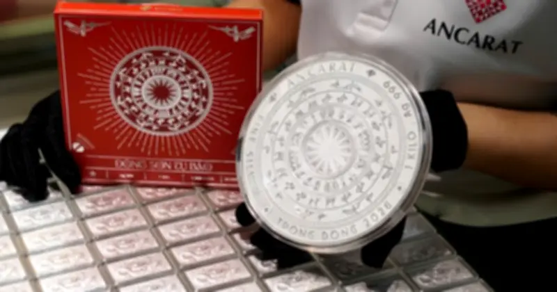 Giá bạc trong nước sáng nay tăng hơn 3 triệu đồng/kg, lực bán mạnh
