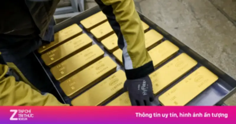 Giá vàng thế giới bật tăng sau khi chạm đáy hơn một tháng