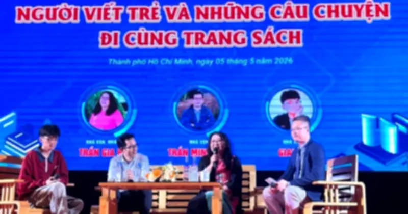Giao lưu Người viết trẻ và những câu chuyện đi cùng trang sách tại TP.HCM